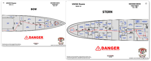 USCGC Duane Second Deck